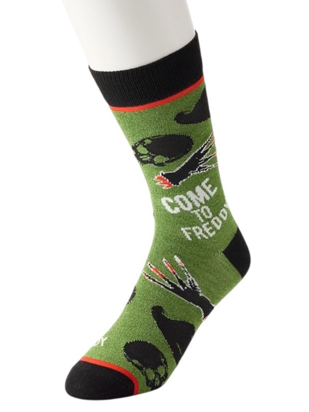 Bioworld “Nightmare On Elm St.” Crew Socks (NWT) (Shoe Size: 8-12)